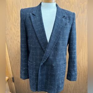 VTG Double-Breasted Atomic Fleck Mens Suit Sport Jacket Blazer 40L